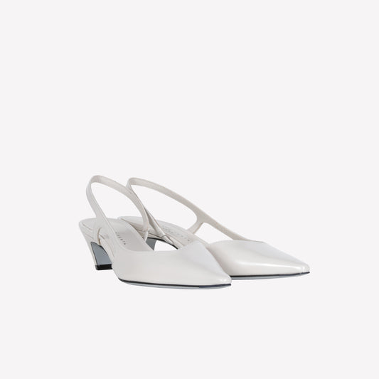 SLINGBACK IN SPAZZOLATO STONE GLADY - Scarpe Donna: Calzature eleganti